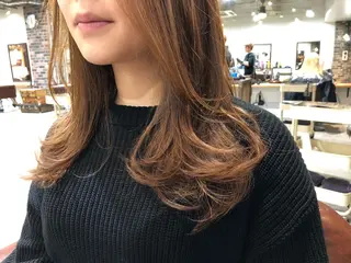 セミロング カラー ⭐️ハイクオリティ カラー杉本雄志⭐️のヘアスタイル