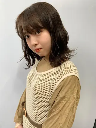 ミディアム カラー 🎀taro ブリーチなしカラーのヘアスタイル