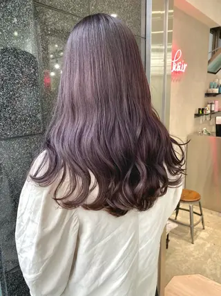 ロング カラー ヘアアレンジ ♡韓国風ヘア 🐈♡MIHOのヘアスタイル