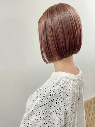 ショート カラー hair design NORM所属・吉田裕太/ハイライト ダブルカラーのヘアスタイル