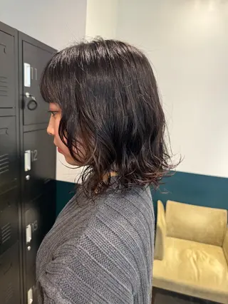 ミディアム パーマ 聖斗 /ハイトーン/パーマのヘアスタイル