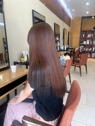 ロング カラー 艶カラー/透明感 /ヒグチアオイのヘアスタイル