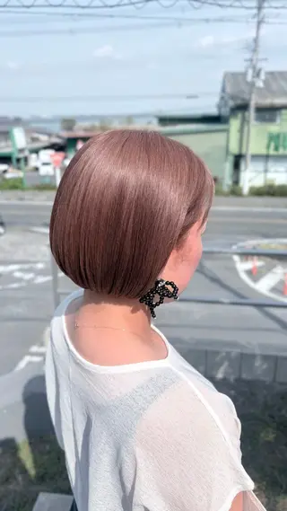 ショート カラー STRAAL所属・カラーモデル🩷 ゆうかのヘアスタイル