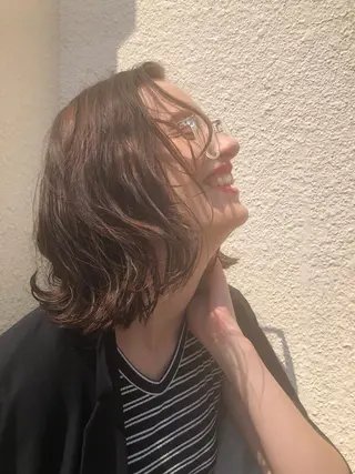 ミディアム chiharu ボブ/レイヤーのヘアスタイル