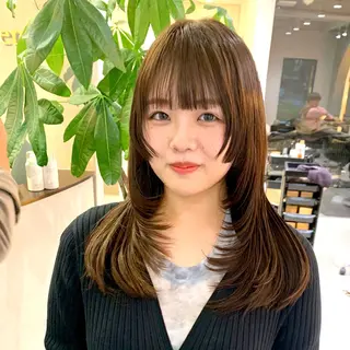ミディアム 🤍aimi🤍 ウルフ/韓国ヘアのヘアスタイル