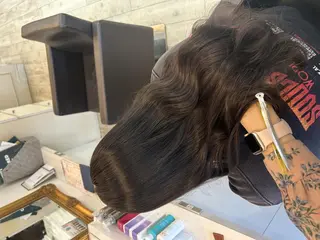 ロング カラー ヘアアレンジ 🦄🫧‪透明感 絹髪特化🫧🍓のヘアスタイル