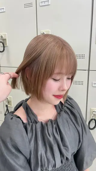 カラー mayu/ブリーチ/ layer/似合わせのヘアスタイル