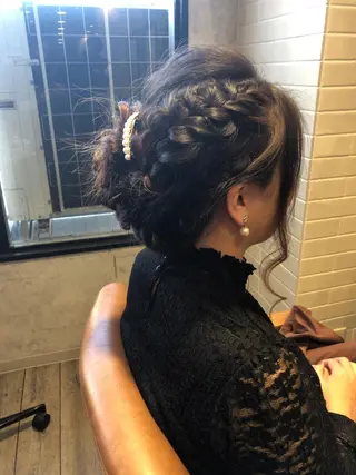 ミディアム ✨艶感/透け感✨Sherry所属・艶髪/ハイトーン Sherryのヘアスタイル