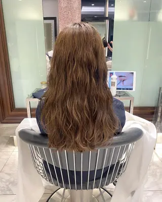 ロング ❤️パーマ美容師✂︎ 井口美緒のヘアスタイル