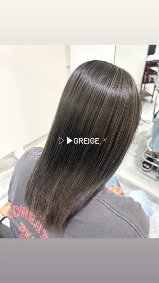 カラー 大原 英里香🦋のヘアスタイル