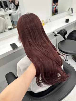 ロング カラー パーマ ヘアアレンジ メンズ キッズ ♥️韓国ヘア レイヤー♥️ゆりのヘアスタイル