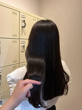 ロング 透明感カラー/ 髪質改善✨️💞萌愛のヘアスタイル