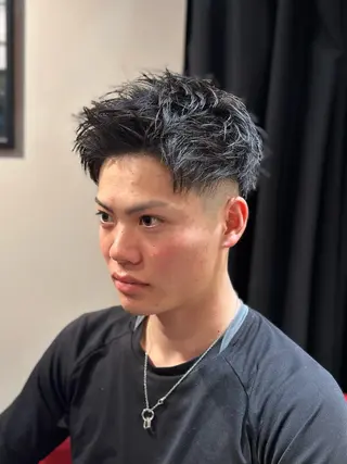 ショート メンズ SON＆MARLEY'S BAR BER所属・Yu gaのヘアスタイル