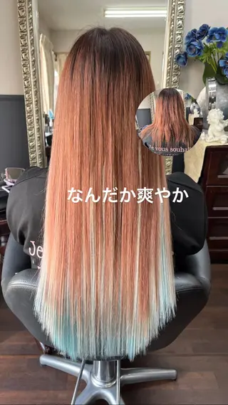 ロング KITTY 立川のネイルデザイン