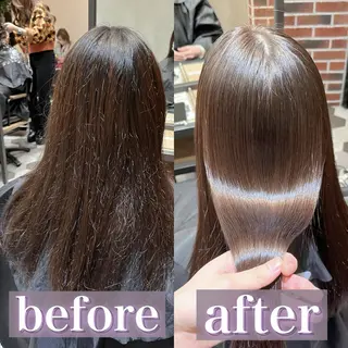 ロング 髪質改善縮毛矯正🫧 村上蒼生のヘアスタイル