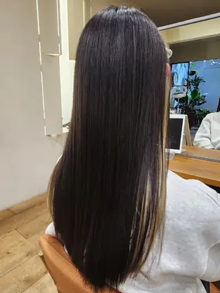 ロング 青木 力のヘアスタイル