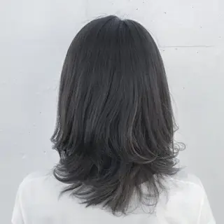 ミディアム カラー トミタ アツシのヘアスタイル