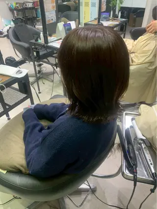 ミディアム レディースカット THIARA 👑のヘアスタイル