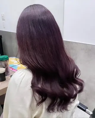 セミロング カラー 💗ガーリーヘア🎀 saki💗のヘアスタイル