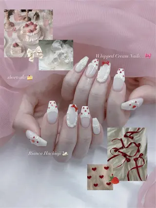 ネイル 𝑌𝑈𝑈𝐾𝐴 /ワンホン/量産型のネイルデザイン