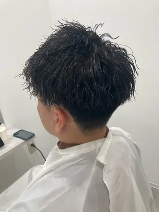 ショート パーマ 髪質改善/透明感 カラー/内藤有須加のヘアスタイル