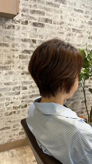 ショート nagi所属・横田直也／韓国風 レイヤーカット／千種のヘアスタイル