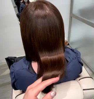 セミロング カラー 🫧MITO カイレアサロン🫧のヘアスタイル