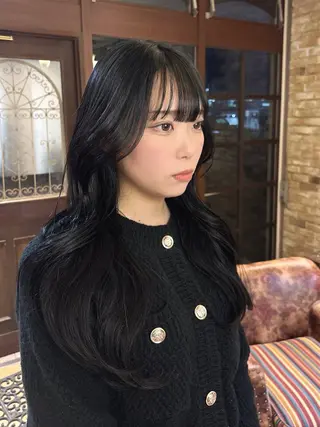 カラー Ly hair / nanoha🤍のヘアスタイル