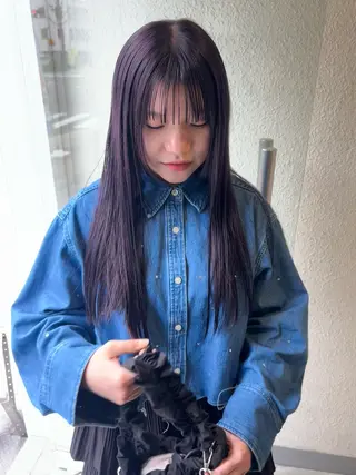 ロング sliver renのヘアスタイル