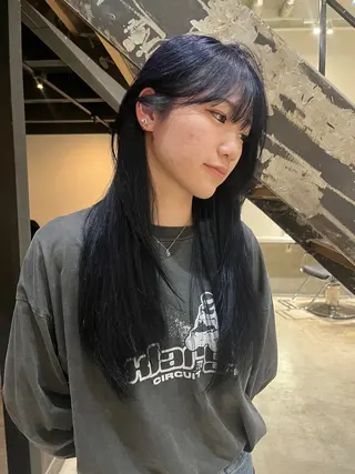 ロング カラー DEAN名駅店所属・🖤エクステ/ハイト ーン/KANNA🖤のヘアスタイル