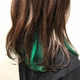 セミロング カラー メンズ指名多数!! SiLO 田島のヘアスタイル