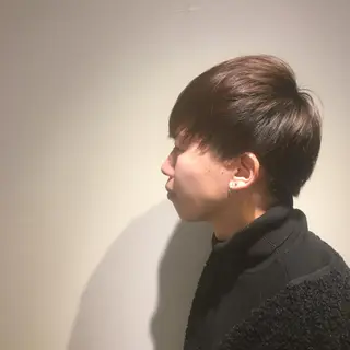 ショート カラー メンズ しのはら まどかのヘアスタイル