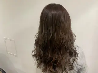 ロング カラー あべ ゆうかのヘアスタイル