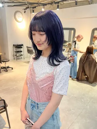 ロング カラー ✨レディースカット モデル募集✨イブキのヘアスタイル