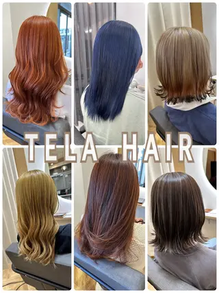 セミロング TELA HAIR 大網店所属・TELAHAIRマネ ージャー島袋昂也のヘアスタイル