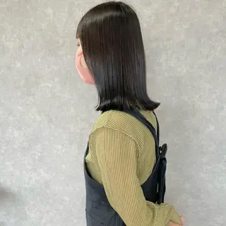 ミディアム カラー はちすか るかのヘアスタイル