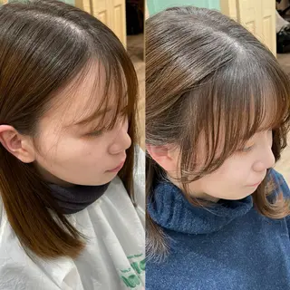 ミディアム KANAMI日暮里 韓国ヘア・メイクのヘアスタイル