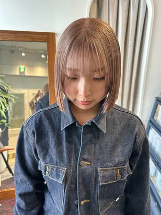 ミディアム sliver renのヘアスタイル