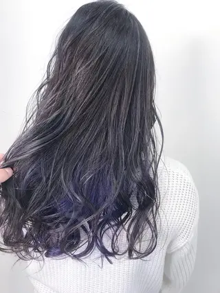 ロング カラー ブリーチカラー/ 岩破瑞希のヘアスタイル