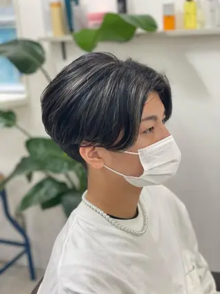 カラー メンズ 加藤 雄大のヘアスタイル