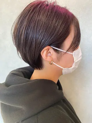 ショート カラー 🕶️佐藤 海李🐏のヘアスタイル