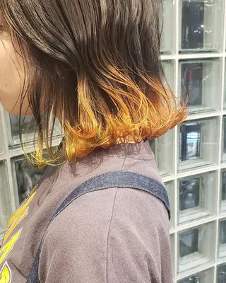 ミディアム カラー arrow🖤 もえみのヘアスタイル