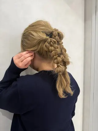 ミディアム カラー パーマ ヘアアレンジ メンズ LAVENDIA 初音のエステ・リラクイメージ