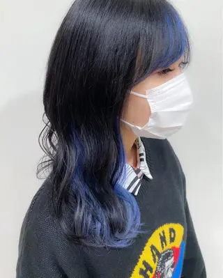 ロング y.s.h所属・ハイトーンカラー🌈 メンズパーマ鈴木康平のヘアスタイル