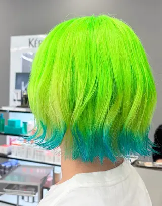 セミロング カラー🌈/カット /栄/misa👻のヘアスタイル