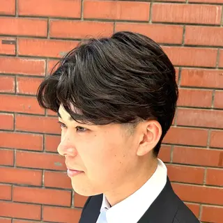 ショート パーマ メンズ 【メンズパーマ特化】 🍏網中勇喜のヘアスタイル