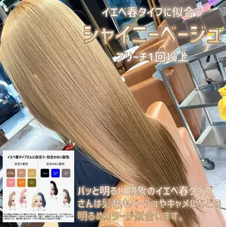 セミロング 髪質改善美髪特化 ルイス奈良のヘアスタイル