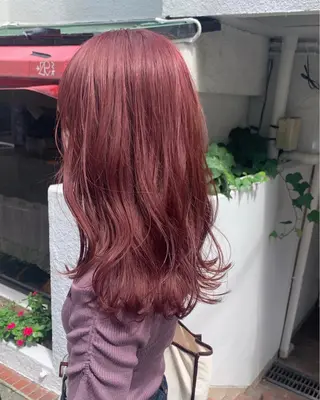 ロング カラー ヘアアレンジ SALOWIN原宿ash店所属・理想のハイトーンへ 🌙サイダサキのヘアスタイル