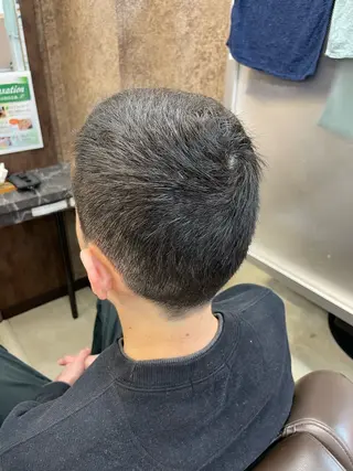 ショート メンズ メンズパーマ特化 カバヤマ　リョウのヘアスタイル