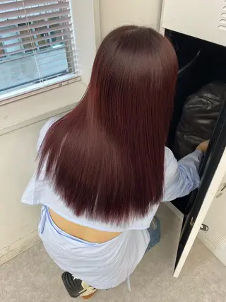 ミディアム カラー PELEshibuya所属・カットモデル様無料 💎saaya💎のヘアスタイル